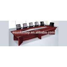 Konferenztisch Holzveredelung, Einschichtiger Schreibtisch für Büro-Tagungsraum (T02)